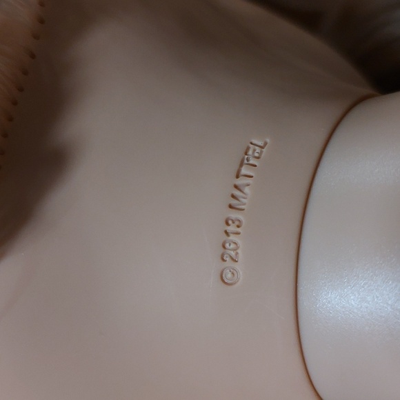 2013 Mattel Barbie Doll Bust Styling Make-Up Head & Nails Manicure Pink & Blonde - Picture 5 of 6